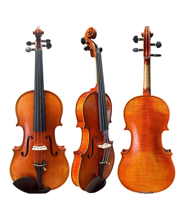1 Violino Profissional Oficina Mod. Stradivari E Estojo Luxo 4/4