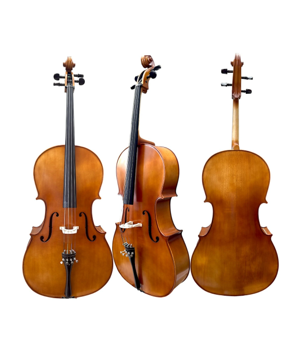 1 Violoncelo Fastrings Etude 4/4 Madeira Maciça. Ajustado e Revisado Por Luthier