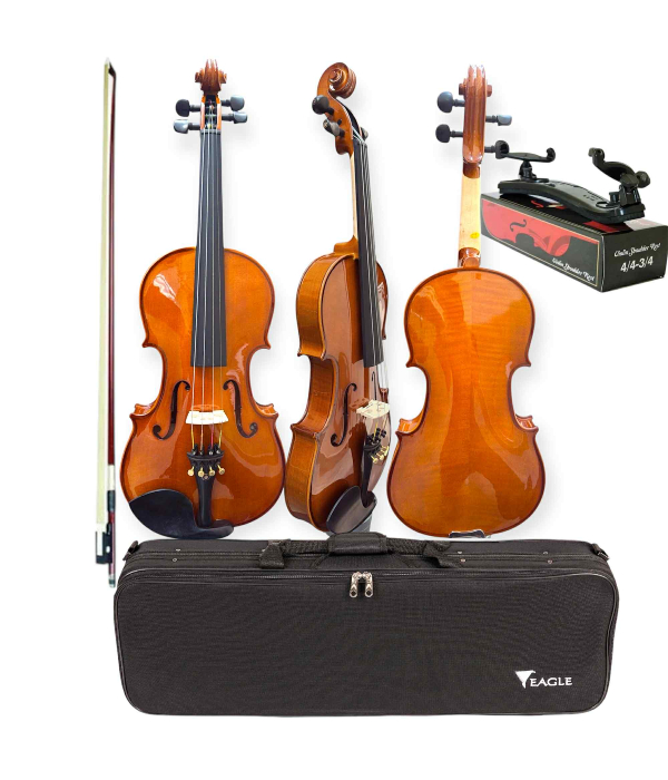 Violino Eagle Ve 144 C/ Case Completo - Ajustado e Revisado Por Luthier