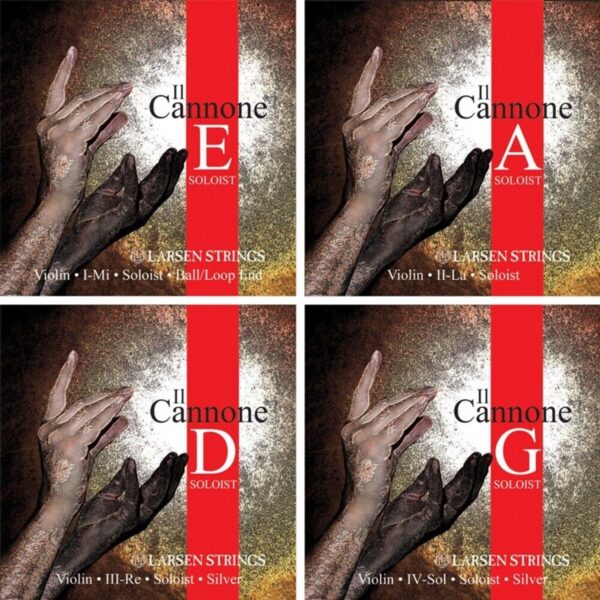 Conjunto De Cordas P/ Violino Larsen Cannone Soloist