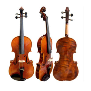 2 Violino Fastrings 4/4 Modelo Strad Importado Completo Ajustado FA302