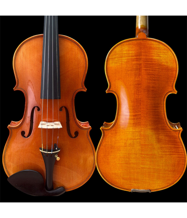 2 Violino Profissional Oficina Mod. Stradivari E Estojo Luxo 4/4