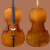 2 Violoncelo Fastrings Etude 4/4 Madeira Maciça. Ajustado e Revisado Por Luthier