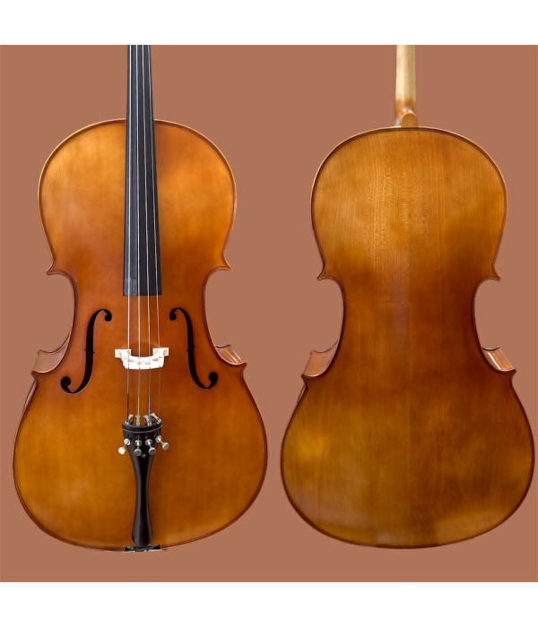 2 Violoncelo Fastrings Etude 4/4 Madeira Maciça. Ajustado e Revisado Por Luthier