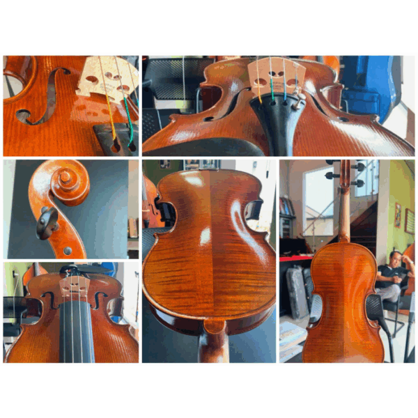 Violino Workshop Modelo Stradivari 4/4 - Verniz Óleo Madeira #238