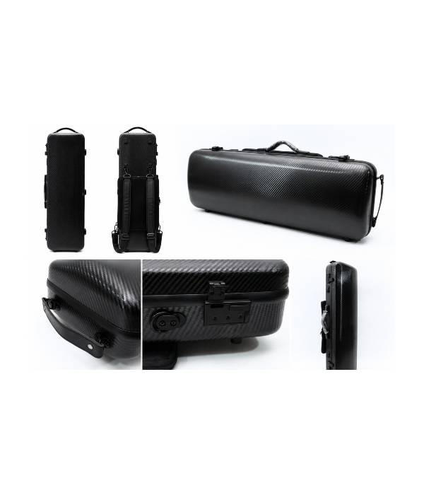 Estojo Case Violino Fibra Carbono Retangular High Quality
