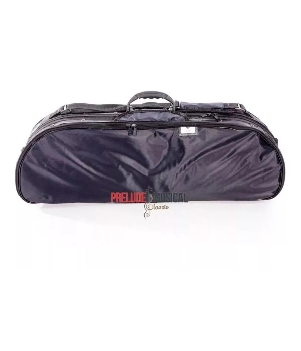 Estojo Case Violino Super Luxo Kloss Meia-lua Preto