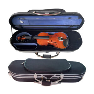 6f82ed70-fdd1-427e-ac68-eb1c217a04fb Estojo Meia Lua Térmico Luxo Azul Violino 4/4