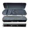 Estojo Case Retangular Fibra Carbono Violino 4/4 Black
