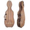 Estojo Case Cello Violoncelo 4/4 Térmico Luxo Marrom