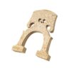 Cavalete Modelo Belga Para Cello Abeto Envelhecido 1/2