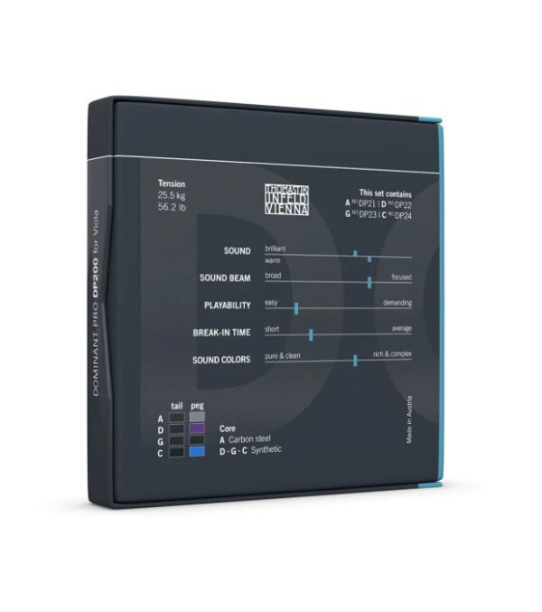 Encordoamento Viola de Arco Thomastik Dominant Pro DP200 2 Encordoamento Viola de Arco Thomastik Dominant Pro DP200