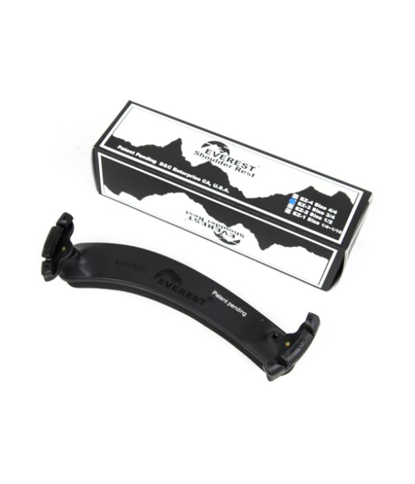 Espaleira Para Violino Everest Black Ez 3/4   4/4