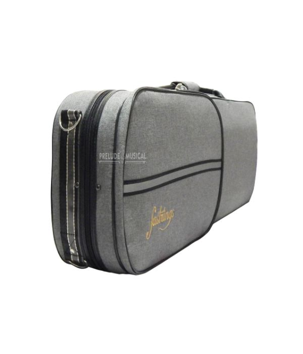 Estojo Case Retangular Violino Box Square High quality Cinza
