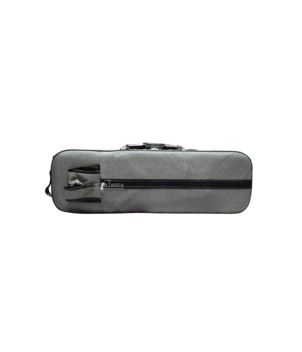 Estojo Case Retangular Violino Box Square High quality Cinza