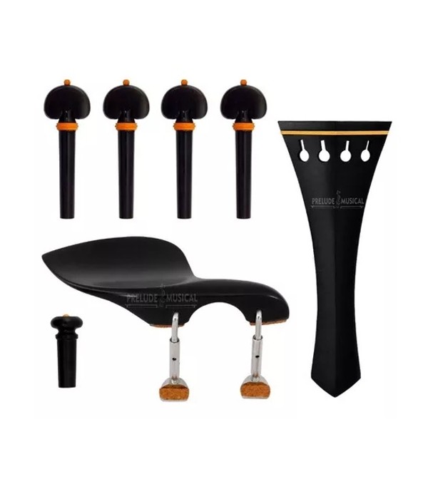 Kit de Montagem Violino Ebano Black Heart 1/2