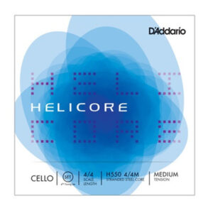 Encordoamento Helicore Violoncelo H550 - Afinação em Terça.