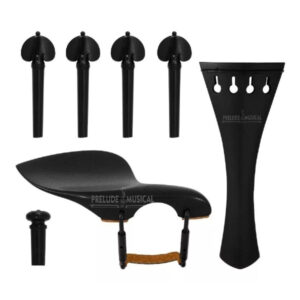 Kit Montagem Violino Modelo Hill Preto 1/2