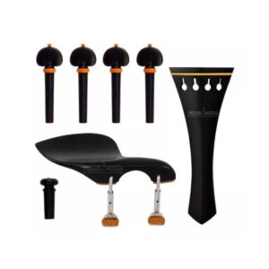 Kit De Montagem De Violino Modelo Hill Detalhe Bege