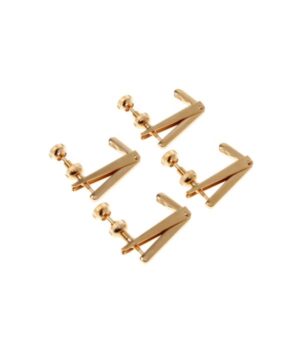 Micro Afinador de Violino dourado Micro Afinador Violino Dourado ( 4 peças ) 3/4 4/4