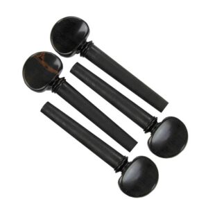 Cravelhas P/ Viola de Arco Ébano Swiss Black ( 4 Unidades )