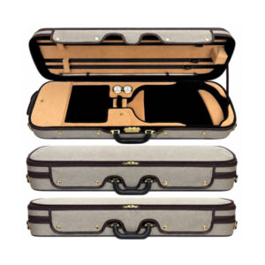 a68d361a-be37-4b48-9480-3306ed78d5d7 Estojo Case Retangular Violino - Wood Luxuoso Estilo Euro