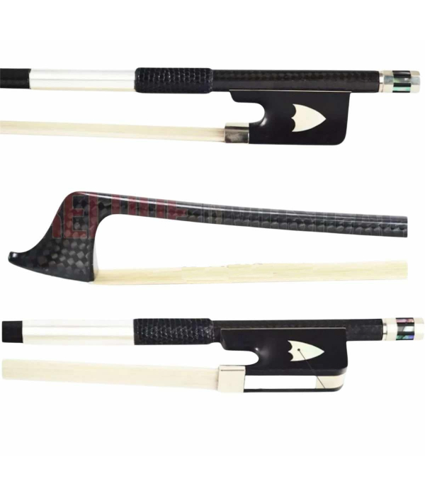 Arco Viola Personalizado Fibra De Carbono Escudo
