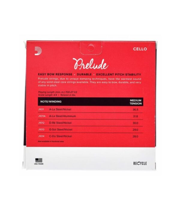 Encordoamento Para Cello Prelude 4/4