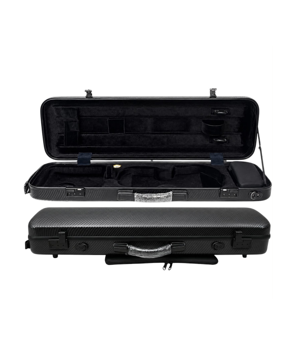Estojo Case Violino Fibra Carbono Retangular High Quality