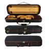 Estojo Case Retangular Violino 4/4 Térmico Modelo Oblong Brown