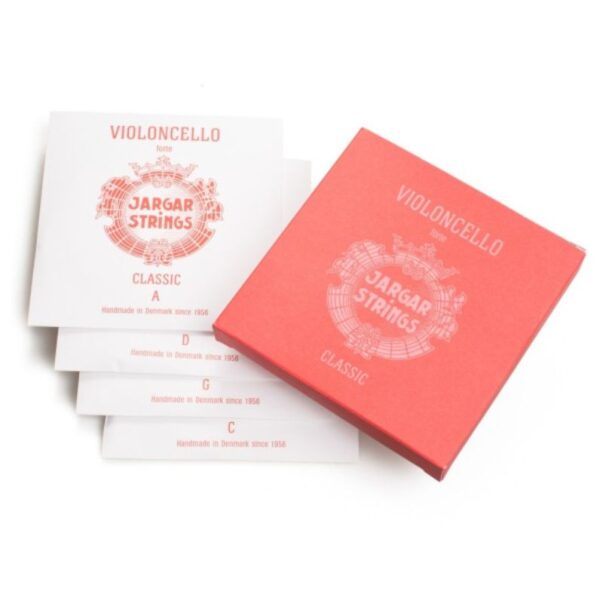 jaguar forte cello Encordoamento Cordas P/ Cello Jargar Red Forte-violoncelo 10x sem juros