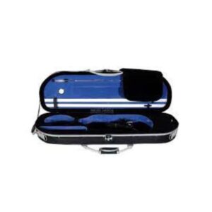 Estojo Meia Lua Térmico Luxo Azul Violino 4/4