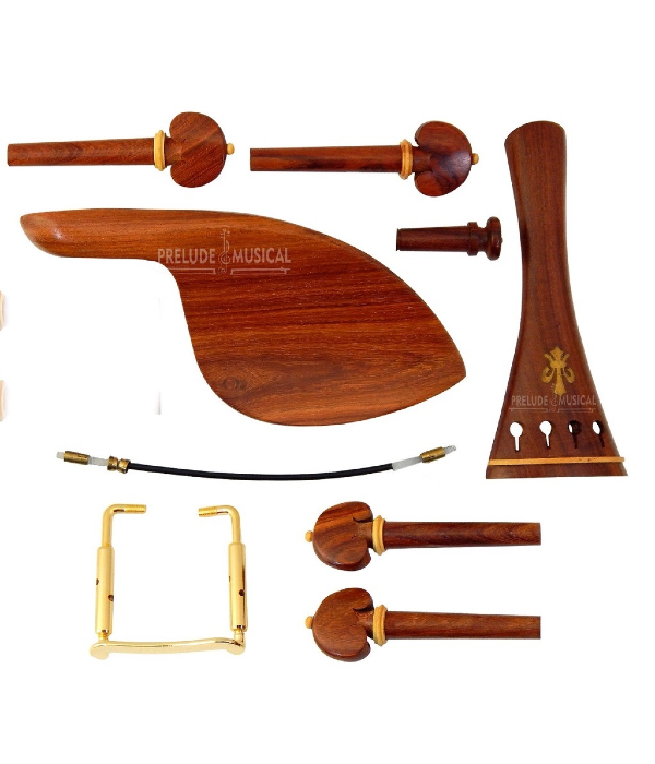 Kit de Montagem Fastrings Rosewood Violino Flor de Liz 4/4