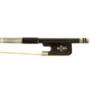 Arco P/ Viola Fibra De Carbono Flor De Liz Prateado