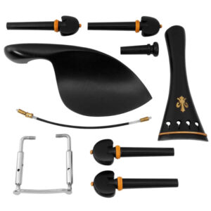Kit de Montagem Fastrings Ebano Violino Flor de Liz 4/4