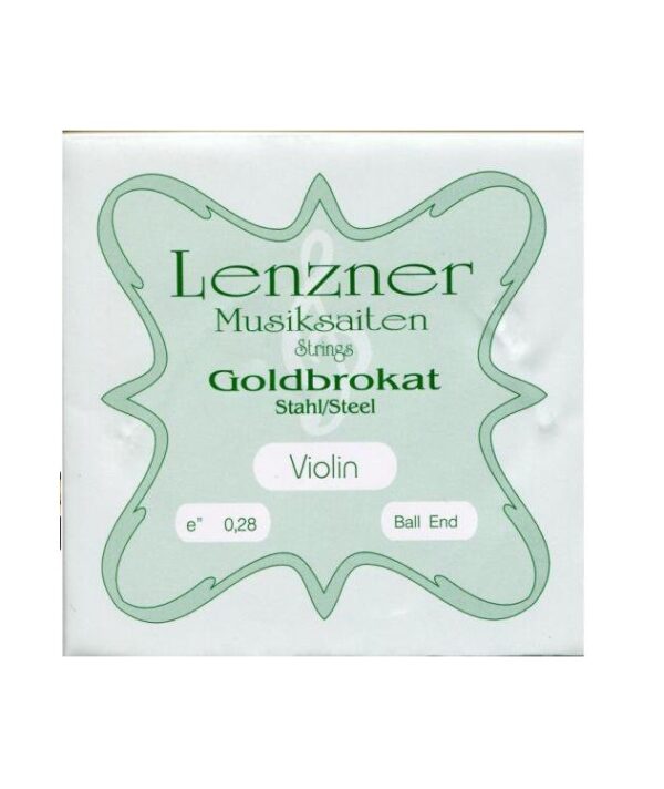 sup2 Corda mi Avulsa Violino Lenzner Optima Goldbrokat 4/4