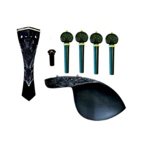 Kit Montagem Violino Ébano Hill Withe Esculpido 4/4
