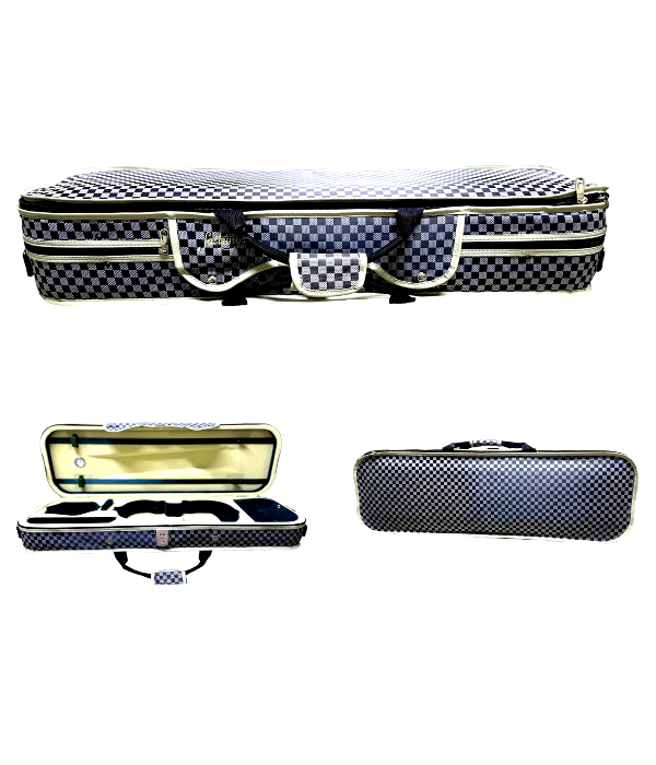 Estojo Case Térmico Para Violino 4/4 Retangular Xadrez