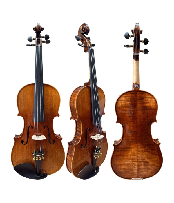 1 Violino Profissional De Oficina Mod Stradivari - Estojo Luxo