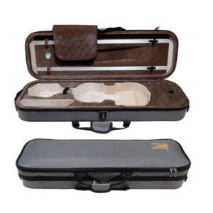 Estojo Case Retangular Violino Térmico Modelo Oblong Cinza