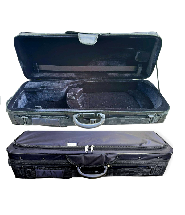 kloss Estojo Retangular Viola de Arco - Kloss Super Luxo Preto