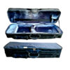 Estojo Case Retangular Violino - Kloss Super Luxo Cinza