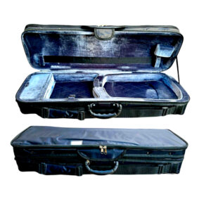 Estojo Case Retangular Violino - Kloss Super Luxo Cinza