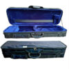 BARSA Estojo Case Retangular Violino - Kloss Super Luxo Azul