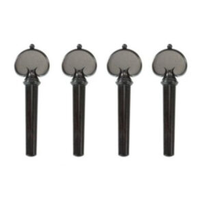 Cravelha Violino Model Heart Ebano Black ( 4 Unidades )