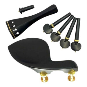 Kit Montagem Violino Ébano Hill Heart Gold 4/4