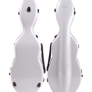Estojo Case Fibra de Vidro Violino 4/4 Shaped Branco