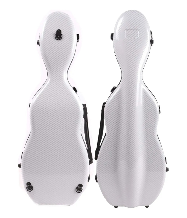457979a3-aaaa-4816-920a-78ad870a3c80 Estojo Case Fibra de Vidro Violino 4/4 Shaped Branco