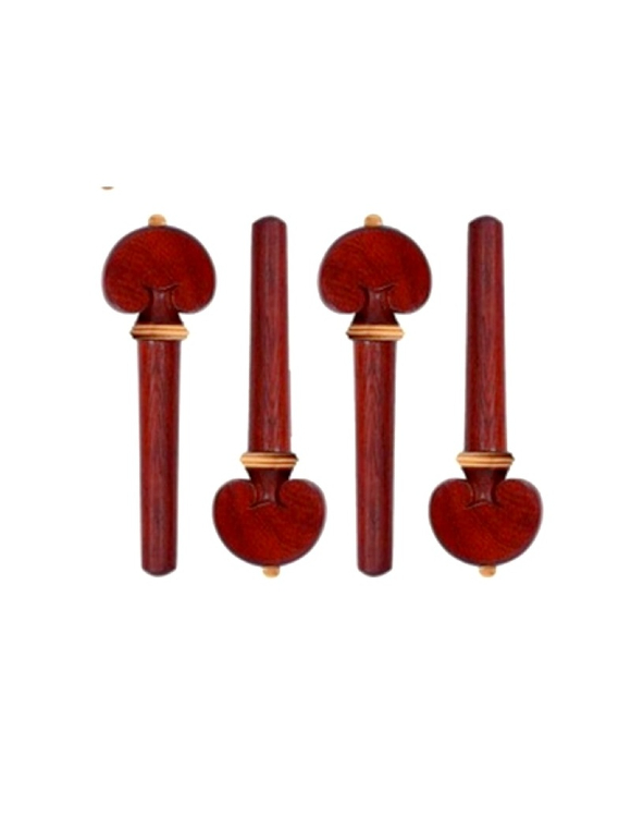 Jogo De Cravelhas Viola - Padouk Heart Withe