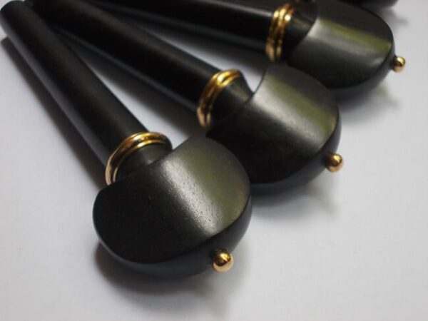 Jogo De Cravelhas Violino - Ébano Hill Gold